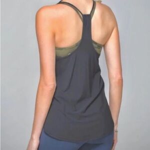 Lululemon Graphite Gray Coastal tank